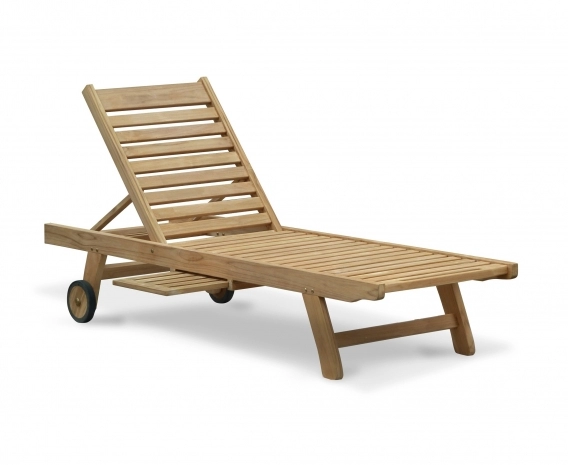 Sun Lounger Wooden